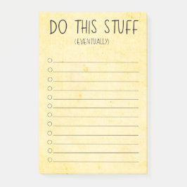 Doe Het Eventjes Later Post-it® Notes