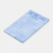 Doe Het Eventjes Later Post-it® Notes (Schuin)