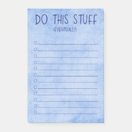 Doe Het Eventjes Later Post-it® Notes