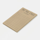 Doe Het Eventjes Later Post-it® Notes (Schuin)