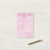 Doe Het Eventjes Later Post-it® Notes (Op bureau)