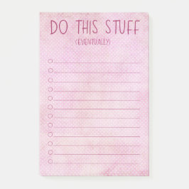 Doe Het Eventjes Later Post-it® Notes