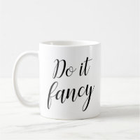 Doe het Fancy keramische koffie-Mok