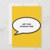 DOE HET GEDAAN Lijst Spraak Bubble Fun Retro Kaart (Achterkant)