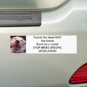 DOE HET GEDEED NIET DE BREED BUMP... - Gepersonali Bumpersticker (Op auto)