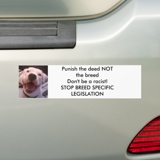 DOE HET GEDEED NIET DE BREED BUMP... - Gepersonali Bumpersticker (Op auto)