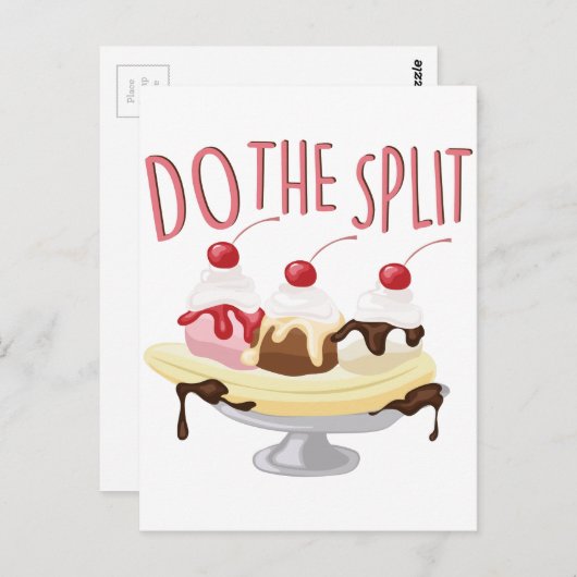 Doe het Gespleten Briefkaart (Voorkant / Achterkant)