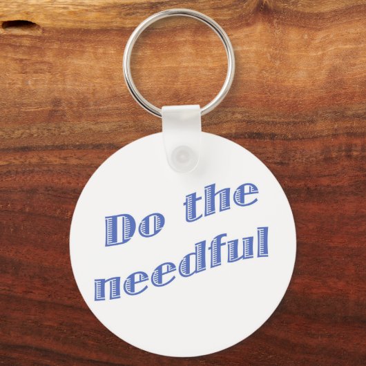 Doe het gewenste 1 sleutelhanger (Voorkant)