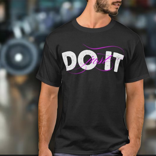 Doe het gewoon Heren Oefening T-shirt