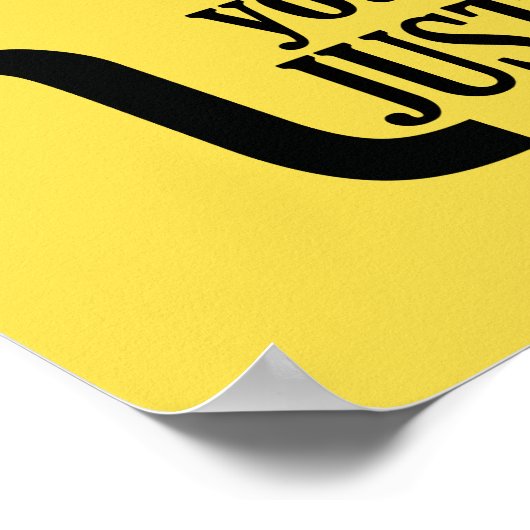 Doe het gewoon. poster (Hoek)