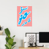 Doe het gewoon, typografische poster (Thuiskantoor)