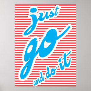 Doe het gewoon, typografische poster