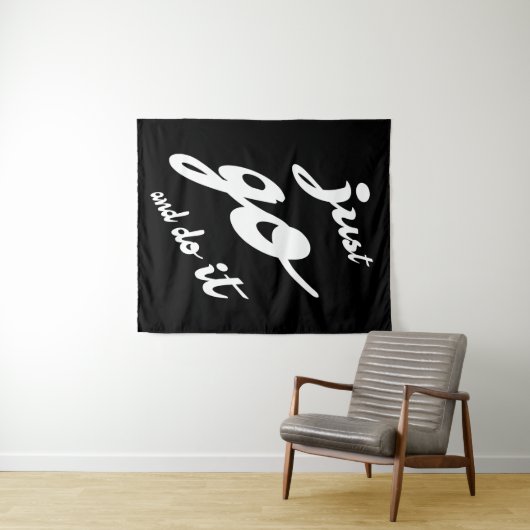 Doe het gewoon. wandkleed (In Situ (horizontaal))