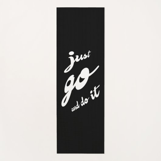 Doe het gewoon. yogamat (Voorkant)