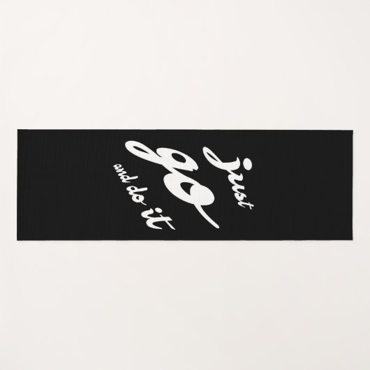 Doe het gewoon. yogamat (Voorkant (horizontaal))