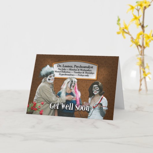 Doe het goed, bel je psychiater onmiddellijk kaart (Gele Bloem)