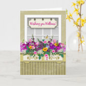 Doe het goed, Bloemen in de raambox Kaart (Gele Bloem)