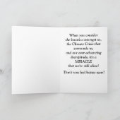 Doe het goed, grappige kaart (Binnen)