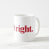 "Doe het goed" Lettering Mok (Voorkant rechts)