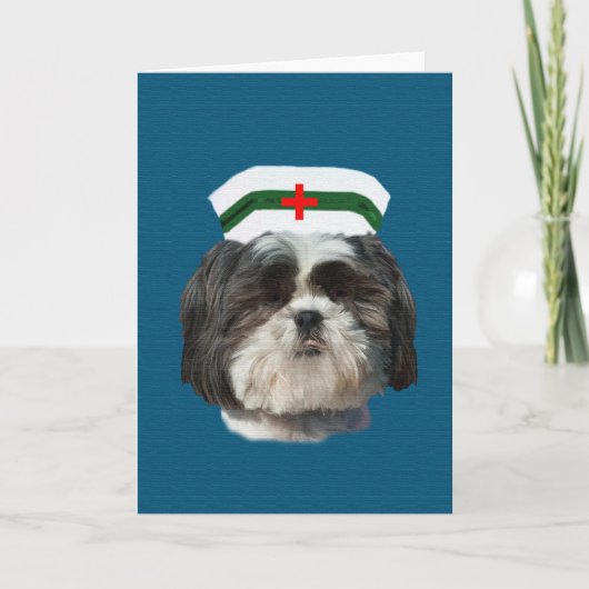 Doe het goed, Shih Tzu Dog Kaart (Voorkant)