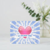 Doe het goede briefkaart (Staand voorkant)