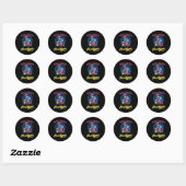 Doe het in alle posities 4 juli lasser ronde sticker (Vel)