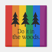 DOE HET IN DE BOSSEN MAGNEET (Voorkant)