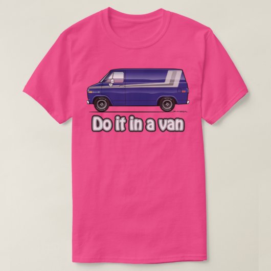 Doe het in een Van T-shirt (Design voorkant)