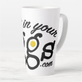 Doe het in je eieren Latte Mok 17 oz. (Rechterhoek)