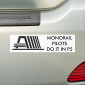 DOE HET IN P5 BUMPERSTICKER (Op auto)