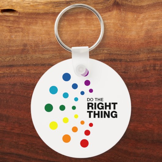 Doe het juiste (02) sleutelhanger (Voorkant)