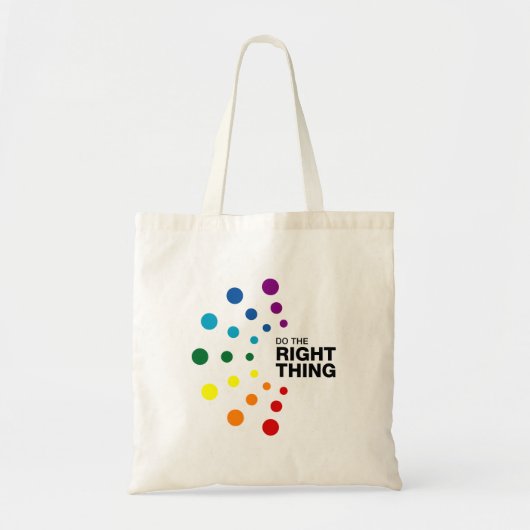 Doe het juiste (02) tote bag (Voorkant)