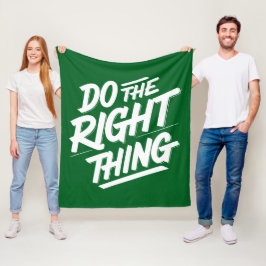 Doe het juiste 1 fleece deken