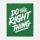 Doe het juiste 1 fleece deken (Voorkant)