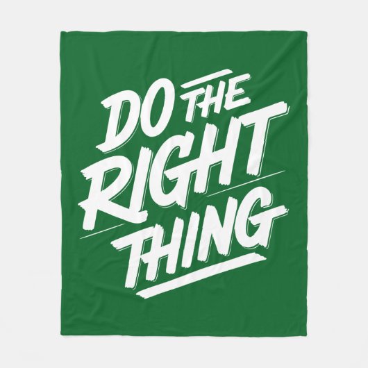 Doe het juiste 1 fleece deken (Voorkant)