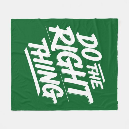 Doe het juiste 1 fleece deken (Voorkant (Horizontaal))