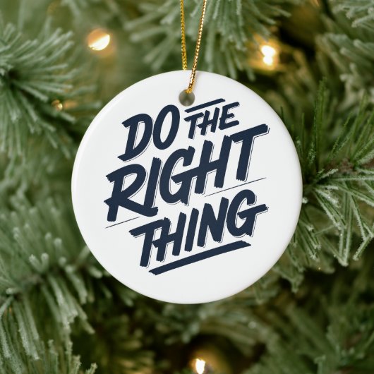 Doe het juiste 1 keramisch ornament (Boom)