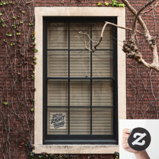 Doe het juiste 1 raamsticker (Huis Raam)