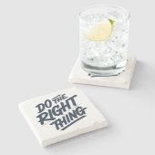 Doe het juiste 1 stenen onderzetter (Zijkant)