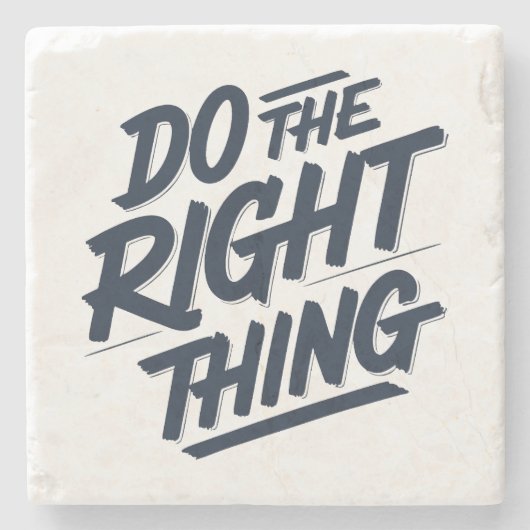 Doe het juiste 1 stenen onderzetter (Voorkant)