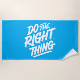 Doe het juiste 1 strandlaken