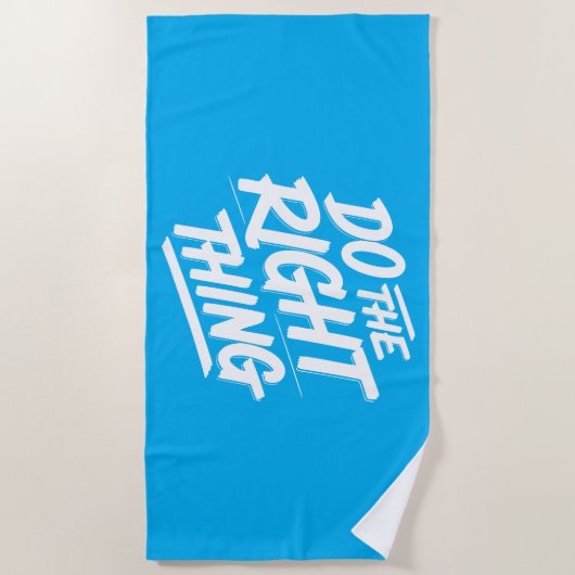 Doe het juiste 1 strandlaken (Voorkant)