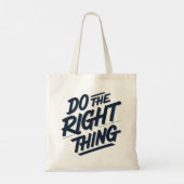 Doe het juiste 1 tote bag (Achterkant)