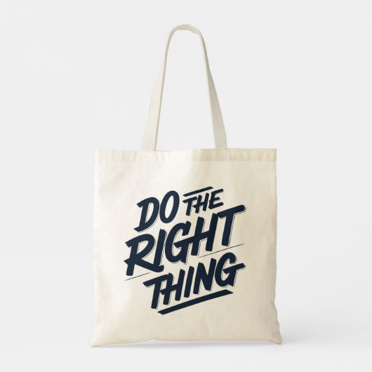 Doe het juiste 1 tote bag (Achterkant)