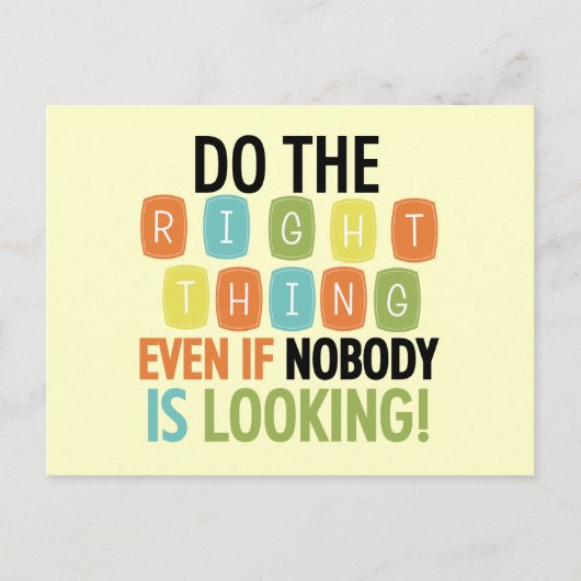 Doe het juiste briefkaart (Voorkant)