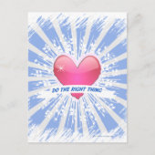 Doe het juiste ding briefkaart (Voorkant)