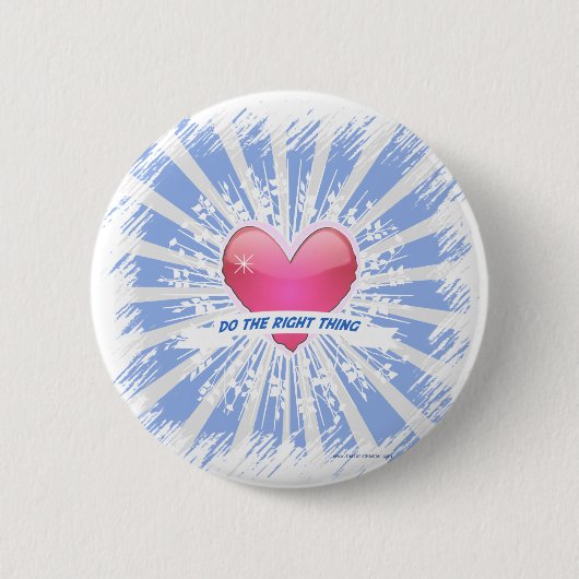 Doe het juiste ding ronde button 5,7 cm (Voorkant)