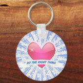 Doe het juiste ding sleutelhanger (Voorkant)