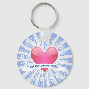 Doe het juiste ding sleutelhanger
