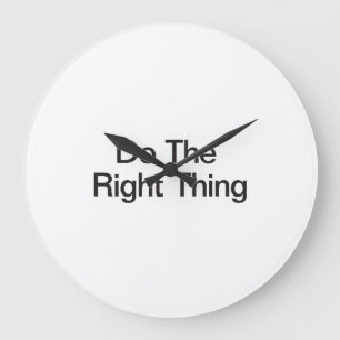 Doe het juiste grote klok